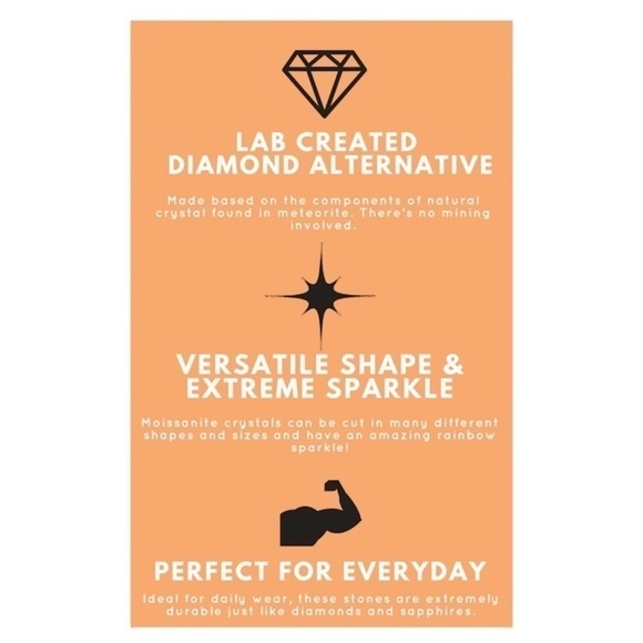 Certified 0.50ct. t.w. Moissanite Solitaire Ring NEW - Picture 12 of 12